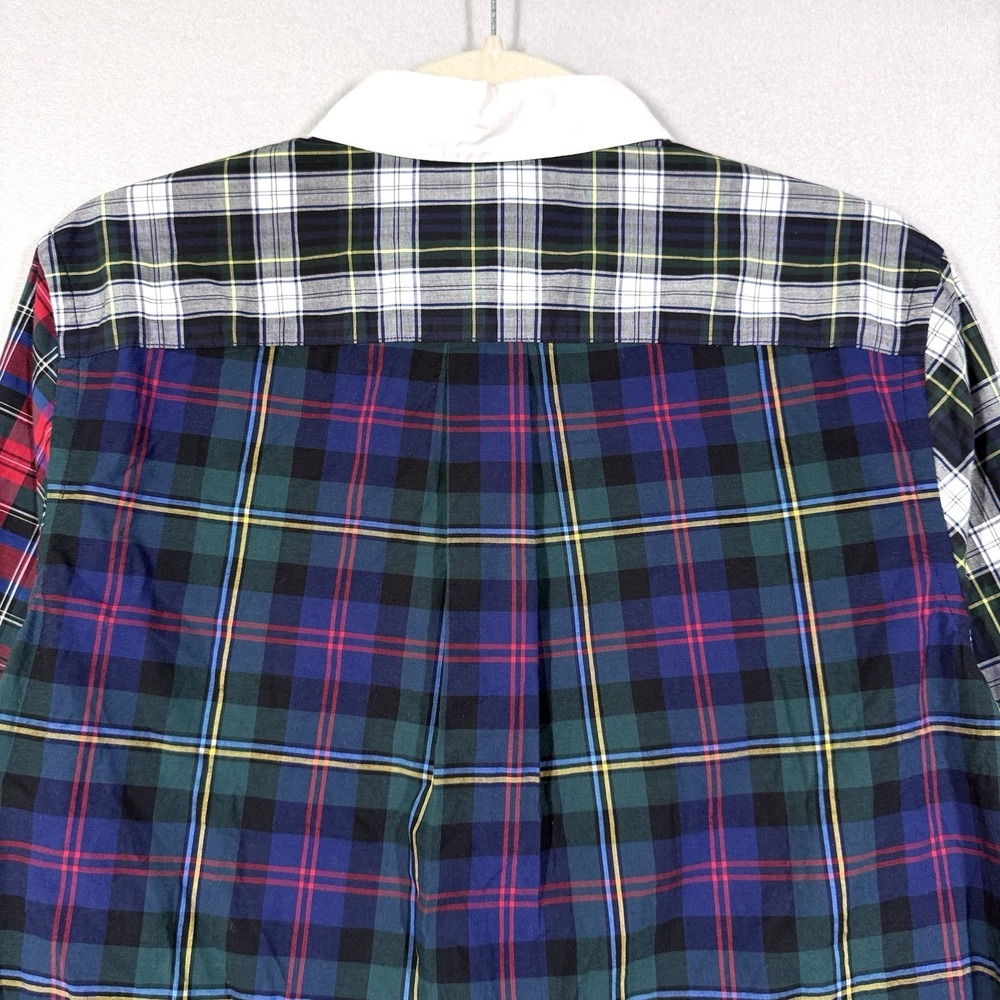 Polo Ralph Lauren Shirt Boys XL 18-20 Patchwork Plaid Fun Button Down Tartan NWT - Picture 6 of 12
